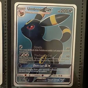 SET OF THREE UMBREON GX AND EX